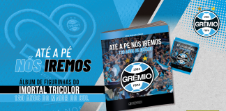 Panini apresenta novo álbum de figurinhas do Grêmio em comemoração aos 120 anos do clube
