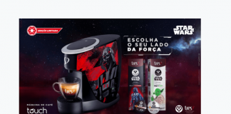3 Corações lança máquina de café de Star Wars