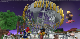 Parque Universal Studios chega ao Minecraft