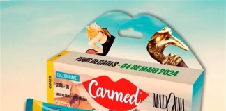 Carmed Madonna chega para celebrar o show da artista