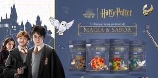 Fini une magia e sabor e inova com lançamento de linha de produtos Harry Potter exclusiva para o Brasil