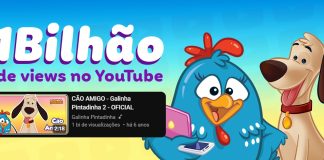 Clipe de ‘Cão Amigo’, conquista seu primeiro bilhão com a turma da Galinha Pintadinha