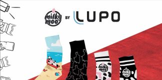 Milky Moo e Lupo colaboram em coleção de meias