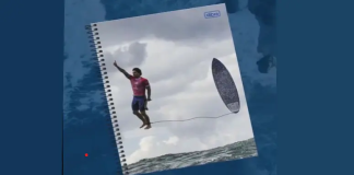 Tilibra anuncia que lançará caderno com a imagem de Medina nas Olimpíadas