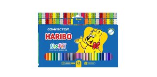 Haribo faz collab com Compactor e estampa linha de material escolar