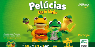 Colecionáveis mascotes dos Postos Petrobras Lu & Brás.