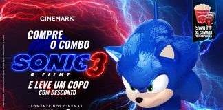 Mais veloz do que a luz! Cinemark apresenta combo oficial de ‘Sonic 3’ com copo exclusivo