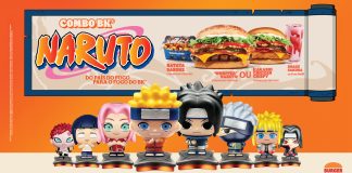 Burger King lança novo combo em parceria com Naruto