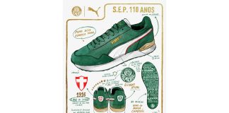 PUMA e Palmeiras lançam tênis em homenagem aos 110 anos do clube