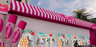 Cimed transforma fachada da farmácia Super Popular em Rio Claro (SP)