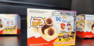 Kinder lança parceria com DC e Funko