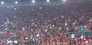 Capitão América: Admirável Mundo Novo entrou em campo no jogo entre Flamengo e Botafogo na última quarta-feira(12)