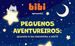 Collab entre Bibi e Leiturinha explora as aventuras e descobertas infantis durante o dia e a noite