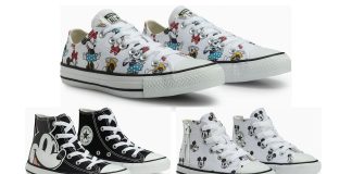 Converse apresenta nova coleção com Mickey e Minnie