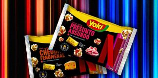 Yoki lança novos sabores de Pipoca em parceria com a Netflix