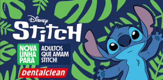Dentalclean lança linha adulta do personagem Stitch com escovas e kit premium para cuidado bucal