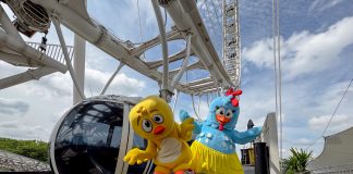 Giro com Amor: Galinha Pintadinha celebra o “Dia das Mães” nas alturas