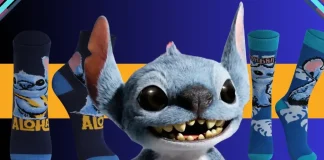 Lupo lança coleção de meias do Stitch inspirado no live-action da Disney