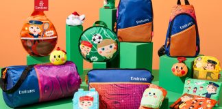 Emirates lança nova linha de brinquedos e bolsas para crianças a bordo em todo o mundo