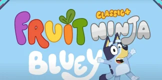 Bluey ganha evento em Fruit Ninja Classic+ no Apple Arcade