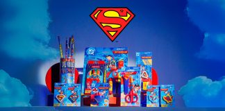 Grupo Leonora apresenta coleção Superman com itens escolares cheios de ação