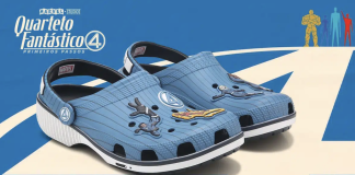 Crocs lança modelo inspirado em Quarteto Fantásitico
