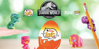 Kinder Joy Jurassic World Funko chega ao Brasil