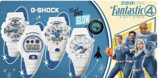 G-Shock e e Marvel se unem em relógios inspirados em Quarteto Fantástico