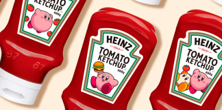 Heinz e Nintendo lançam edição especial de ketchup com Kirby no Japão