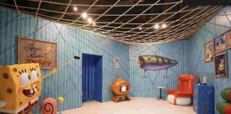 Exposição “Bob Esponja – A Experiência”, em cartaz no Shopping Iguatemi Bosque