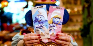 Florybal esconde 300 ingressos do filme Smurfs em chocolates