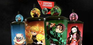 Cinemark revela copos temáticos de Demon Slayer