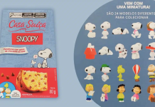 Casa Suíça apresenta Panettone com colecionáveis de Snoopy e sua turma