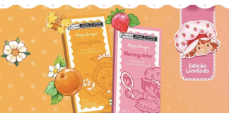 Kopenhagen lança tabletes de chocolate inspirados nas personagens Moranguinho e Laranjinha