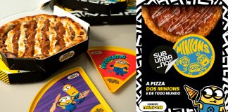 Suburbanos e Universal Studios se unem para lançar Pizza Banana Minions