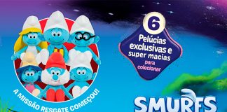 Super Muffato lança promoção de pelúcias dos Smurfs