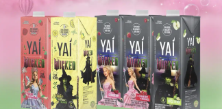 Yaí anuncia embalagens de Wicked para seus produtos