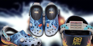 Crocs lança modelo celebrando 40 anos de De Volta Para o Futuro