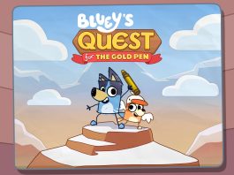 Halfbrick Studios e BBC Studios se unem para lançar o videogame “Bluey’s Quest for the Gold Pen”