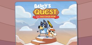 Halfbrick Studios e BBC Studios se unem para lançar o videogame “Bluey’s Quest for the Gold Pen”