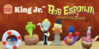 Burger King traz Bob Esponja para brindes do King Jr em dezembro
