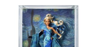 Barbie ganha versão inspirada em “A Noite Estrelada”, de Van Gogh