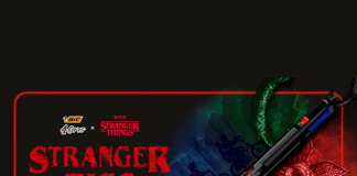 BIC revela caneta 4 Cores em collab com Stranger Things