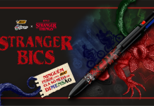 BIC revela nova linha em collab com a série Stranger Things, da Netflix