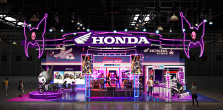 Honda Motos estreia na CCXP em parceria com Sanrio e personagem Kuromi