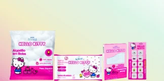 Perfumaria Sumirê aposta em nostalgia em collab com a Hello Kitty