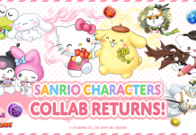 Hello Kitty lidera nova colaboração de Puzzle & Dragons com personagens da Sanrio