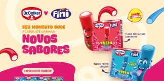 Fini e Dr. Oetker turbinam Collab de sucesso com dois sabores inéditos dos icônicos Tubes