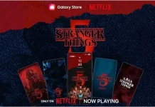 Samsung e Netflix lançam coleção de temas de Stranger Things 5 na Galaxy Store