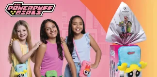 Cacau Show lança bolsas de As Meninas Superpoderosas